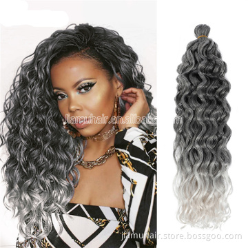 Ocean Wave Braiding Hair Extensions Crochet Braids Synthetic Hair Hawaii Afro Curly Hair Ombre Blonde Water Wave Braid